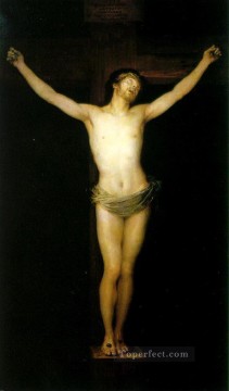 フランシスコ・ゴヤ Painting - 十字架につけられたキリスト フランシスコ・デ・ゴヤ